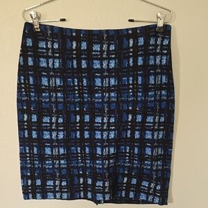 J. McLaughlin Blue Pencil Skirt Size 6